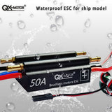 QX-MOTOR Waterproof 90A 120A ESC QC3027 3600KV DC Outrunner Brushless Motor For RC Toy Boat Plane Model Car Ship Repair Tool