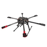 QWinOut RC Hexacopter Drone 6-axle Aircraft Kit FY690S Frame 40A ESC 750KV Motor GPS APM 2.8 Flight Control No Battery NOTransmit