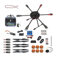 QWinOut Q705 Helicopter DIY RC Racing Drone Kit AT9S/FS-i6/AT10 Remote Control APM /PIX Flight Control 40A ESC Aircraft RTF