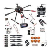 QWinOut Q705 Helicopter DIY RC Racing Drone Kit AT9S/FS-i6/AT10 Remote Control APM /PIX Flight Control 40A ESC Aircraft RTF