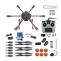 QWinOut Q705 Helicopter DIY RC Racing Drone Kit AT9S/FS-i6/AT10 Remote Control APM /PIX Flight Control 40A ESC Aircraft RTF