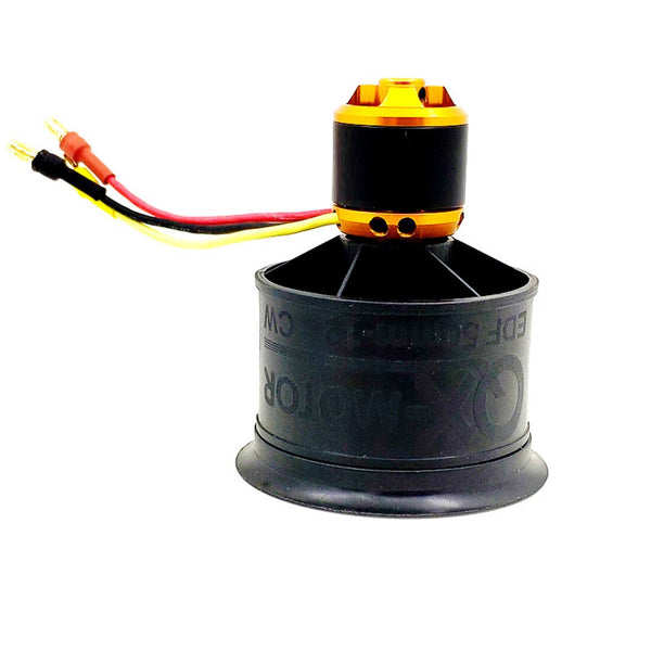 QX-MOTOR QF2611 3300 4000KV 4600KV 5000KV Brushless Motor CW CCW 3-4S 50mm 12 Paddle EDF Ducted Fan for FMS RC Plane Helicopter