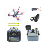 RTF F4 X1 4inch 1507 2700KV Brushless Motor 1200TVL 1.8mm Camera With LS-008D 5.8G 40CH FPV Goggles FS-i6 Transmitter RC Drone