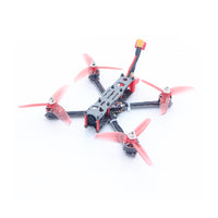 RTF F4 X1 4inch 1507 2700KV Brushless Motor 1200TVL 1.8mm Camera With LS-008D 5.8G 40CH FPV Goggles FS-i6 Transmitter RC Drone