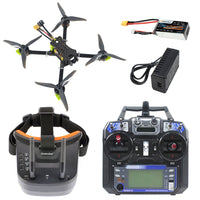 QWinOut RTF X220 5inch Racing FPV Drone Wi/ 220mm Frame T-PRO JP4IN1 Radio Control 2205 2300KV Motor 2-4s ESC Flight Control 1200TVL Cam