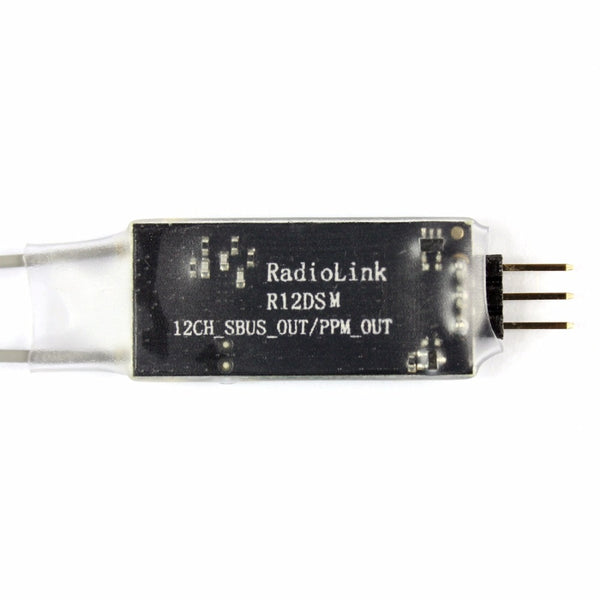 Radiolink R12DSM 2.4G 12 Channels Mini Receiver 12CH RX FSS+DSSS Spread-Spectrum for Radiolink Transmitters AT9 AT9S AT10 AT10II