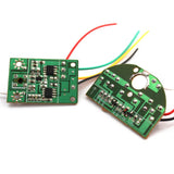 Feichao Remote Transmitter Receiver Board 2CH 27MHZ with Antenna for DIY RC Car Robot