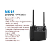SIYI MK15 15KM 1080P Mini Handheld Radio System Transmitter Remote Control 5.5-Inch HB Screen FPV Android OS 2G RAM SD 30KM
