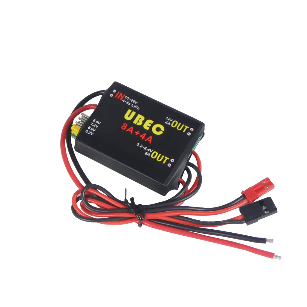 UBEC-8A 2S-6S 6-36V BEC DUAL UBEC 8A/16A 5.2/6.0/7.4v/8.4v Servo Sepa ...