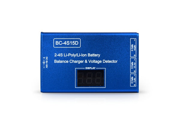 QWinOut 2S 3S 4S Cell Li-Ion Li-Poly Balance Charger RC Battery Voltage Detector For DIY RC Drone Quadcopter Hexacopter No Adapter