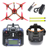 QWinOut Xy-4 V2 4inch 165mm Racing Drone RTF 3-4S AIO Flight Control 2900KV Motor FPV Glasses Quadcopter Aircraft