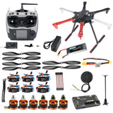 QWINOUT F550 Six-axis Aircraft Frame With APM2.8 Flight Control 7MGPS 1045 Carbon Fiber Propeller 3S 2212 920KV Motor