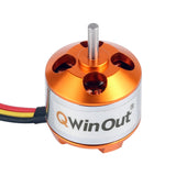 QWinOut A2212 930KV Brushless Outrunner Motor 15T with 3.5mm Male Banana Bullet for RC DIY Aircraft Multi-Copter Quadcopter Drone