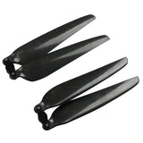 QWinOut 2280 Folding Propeller with Paddle Clamp Clip Carbon Fiber CW CCW Props for RC Multicopter Drone Agricultural plant protection UAV