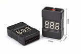 QWinOut BX100 1-8S Lipo Battery Voltage Tester/ Low Voltage Buzzer Alarm/ Battery Voltage Checker with Dual Speakers