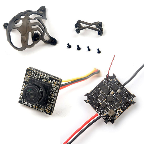 Happymodel Crazybee F4 Lite 1S Flight Controller with Runcam Nano3 FPV Camera & Canopy for Mobula 6 Tiny Whoop Mobula6 1S 65mm Brushless Whoop Drone
