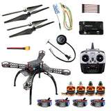 QWinOut X4M360L DIY Kit 4-Axle 2.4GHz RC Quadcopter Drone Headless Mode with APM 2.8 M7N GPS Wireless Wifi Transmission R8EF RX No battery