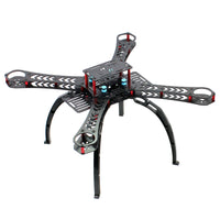 QWinOut X4M310L 310 mm Fiberglass Frame DIY GPS Drone FPV Multicopter Kit Radiolink AT10 2.4G Transmitter APM2.8 1400KV Motor 30A ESC