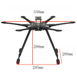 QWinOut Six-Axle DIY Hexacopter 550mm PXI Flight Control  Drone Kit Brushless Gimbal 920KV CW CCW Motor