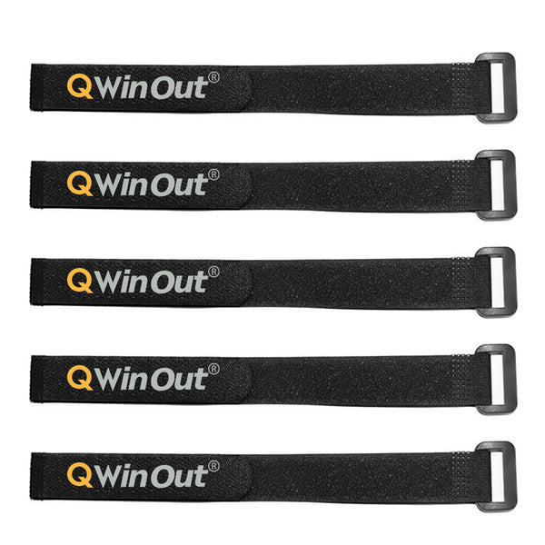 QWinOut 5pcs RC LiPo Battery Tie Down Straps Non-Slip 20x234mm Fastening Straps for FPV Racing Drone Quadcopter