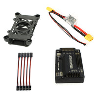 QWinOut APM 2.8 Multicopter Flight Controller Built-in Compass with Power Module Shock Absorber Extension Cable for DIY RC Drone Aircraft