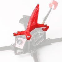QwinOut 45mm 3D Printed Printing TPU Top Board Mount Shark fin Turn Over Flying Taking Off Holder Landing Gear For iFlight Archer X5 Frame DIY FPV Racing Drone Quadcopter