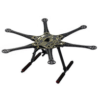 QWinOut Assembled Full Kit Drone RTF HMF S550 Frame GPS APM2.8 Flight Control with Compass AT10 TX/RX 2-axis Gimbal