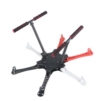 QWinOut F550 Drone Frame Kit 550mm Wheelbase 6-axle Quadcopter Airframe Kit with Landing Skid Gear Power Module for DIY Drone