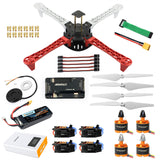 QWinOut DIY Drone Quadcopter T450 450mm Frame kit 920KV CW CCW Motor 9433 Propellers 30A ESC APM 2.8 Flight Controller GPS Compass