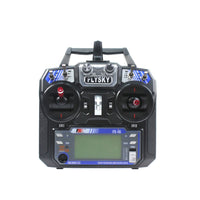 Flysky FS-i6 with Portable Case Rocker Mount 6CH 2.4G AFHDS 2A LCD Transmitter Radio System for RC Heli Glider Quadcopter DIY FPV Racing Drones