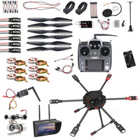 QWinOut Q705 Helicopter DIY RC Racing Drone Kit AT9S/FS-i6/AT10 Remote Control APM /PIX Flight Control 40A ESC Aircraft RTF