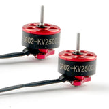 Happymodel 2pcs SE0802 0802 1-2S Brushless Motor 22000KV 14000KV 25000KV 1.0mm 0.8mm Shaft Diameter Mini Motors for Indoor FPV Racing Drones