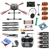 QWinOut J630 630mm DIY 2.4GHz 4-Aixs RC Drone APM2.8 Flight Controll M7N GPS with AT9S TX Headless Module Quadcopter