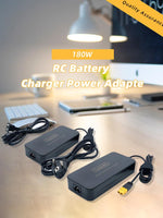 ToolKitRC ADP-180MB 180W Power Supply with XT60 Output AC Power Adapter 19.5V 9.23A Fit for iSDT GT Power Hota HTRC SkyRC RC LiPo Battery Charger Balance