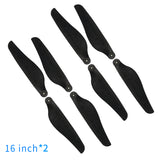 QWinOut Carbon Fiber Folding Propeller 1550/1650/1859 CW CCW Noise Reduction Damping Props for RC Multicopter Drone Plant protection UAV