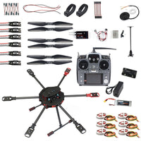 QWinOut Q705 Helicopter DIY RC Racing Drone Kit AT9S/FS-i6/AT10 Remote Control APM /PIX Flight Control 40A ESC Aircraft RTF