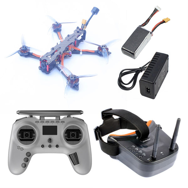 QWinOut F4-V2 4inch Four Axis FPV Drone with F411 Flight Control 2900KV Motor T-pro Remote Control RC Aircraft