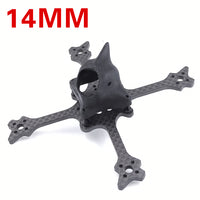 QWinOut Eyas100 65MM 3K Carbon Fiber Toothpick Frame Kit with 3D Print 19MM / 14mm Camera Canopy for DIY RC Drone FPV Racing Quadcopter Freestyle True X