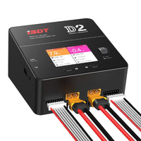 iSDT D2 200W 20A AC Dual Channel Output Smart Battery Balance Lipo Charger For RC Multicopter Models Li-po Battery