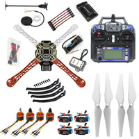 QWinOut 450mm Airframe 2.4G 6CH GPS APM2.8 Flight Control RC Quadcopter ARF Combo DIY Full Set Drone with 920KV Motor (Unassembly RTF)