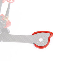 QwinOut 3D Print 3D Printed Printing TPU Integrated Motor Seat Protection Frame + Cushion for iFlight iX5/XL5/XL6/XL7/XL8 V3 Frame DIY FPV Racing Drone Quadcopter