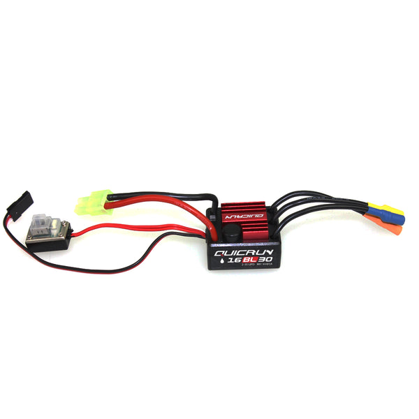 Hobbywing QuicRun WP-16BL30 Waterproof ESC - 30A Brushless For 1:16 & 1:18 RC Cars