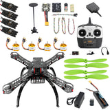 QWinOut 2.4G 8CH X4M310L DIY RC Aircraft Unassemble DIY Quadcopter Drone FPV Upgradable w/ Radiolink Mini PIX M8N GPS Altitude Hold Parts