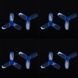 4 Pairs Gemfan Hulkie 1940 1.9x4.0 PC 3-blade Propeller Prop Blade CW CCW for 1104 1105 Motor for RC Racer Racing Drone