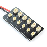 QWinOut 1 To 12 Cells Parallel Charge Board For 3.7V E-Flite MCP X Walkera RC helicopter Lipo battery AKKU