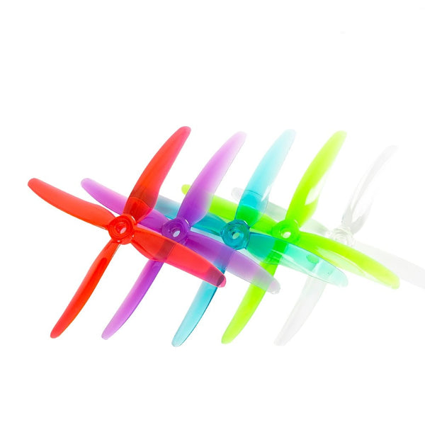 GEMFAN 51455 Hurricane X 4-blade Propeller FPV Prop 5mm Mounting Hole for RC FPV Racing Drone 12Pairs 24PCS